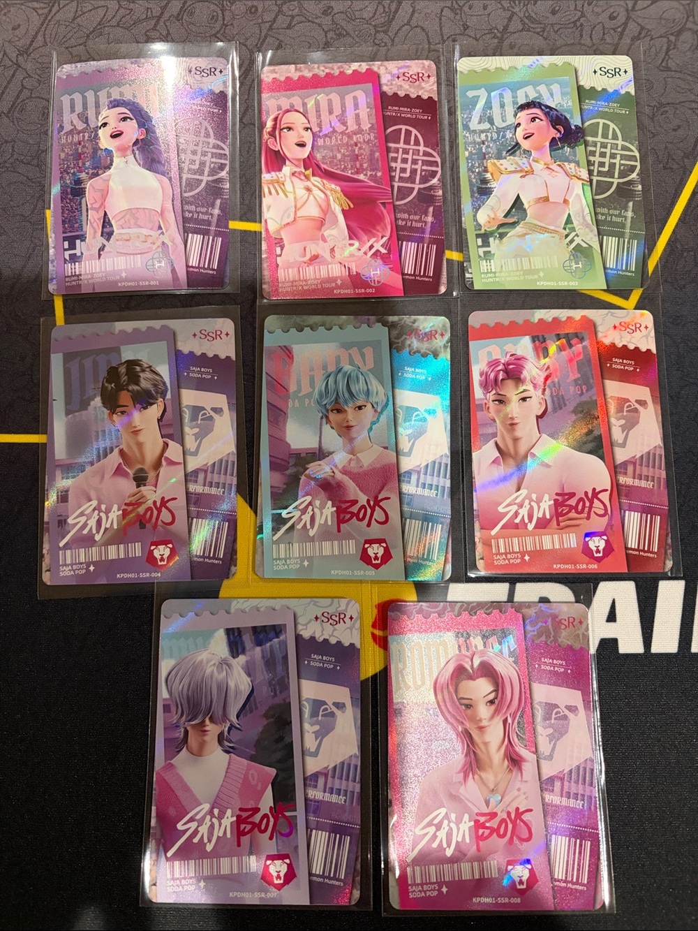 KPop Demon Hunters KAYOU trading cards